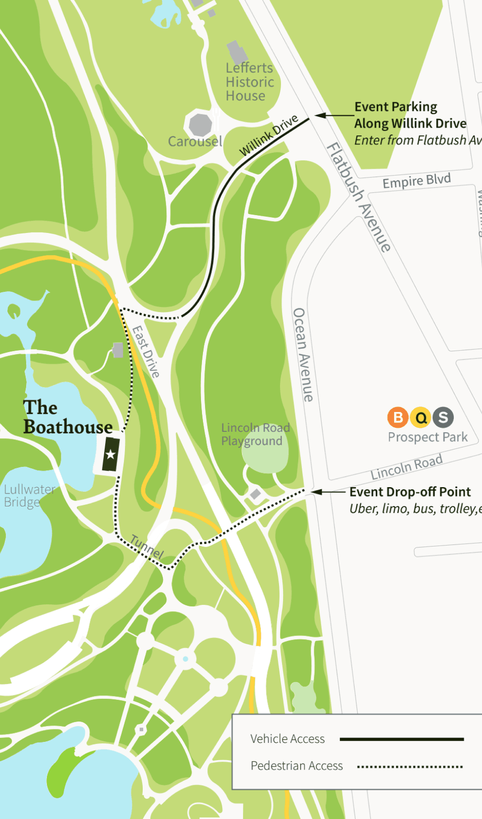 Map of Prospect Park